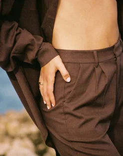 Nadia Pants (Chocolate)*CHARCOAL Outlet