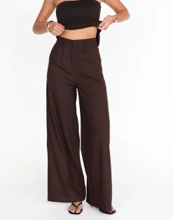 Nadia Pants (Chocolate)*CHARCOAL Outlet