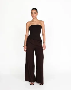 Nadia Pants (Chocolate)*CHARCOAL Outlet