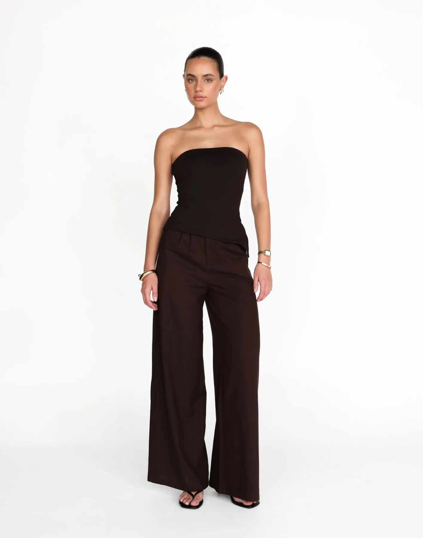 Nadia Pants (Chocolate)*CHARCOAL Outlet