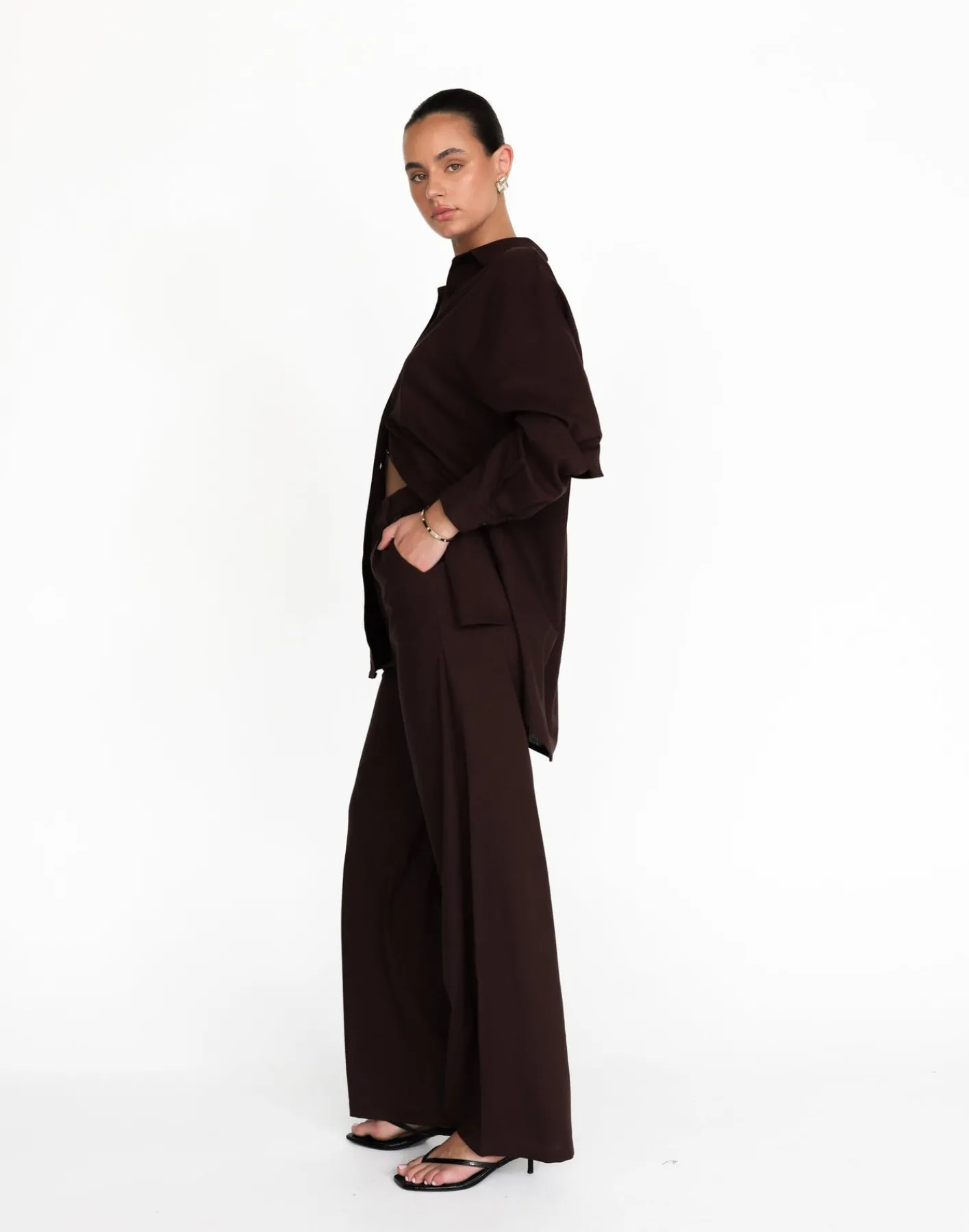 Nadia Pants (Chocolate)*CHARCOAL Outlet