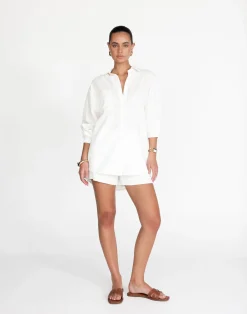 Nadia Shirt (White)*CHARCOAL Discount