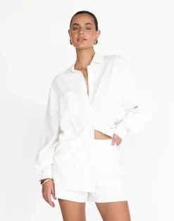 Nadia Shirt (White)*CHARCOAL Discount