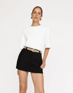 Nailah Mini Skirt (Black)*CHARCOAL Fashion