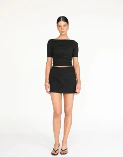 Natasha Top (Black)*CHARCOAL Outlet