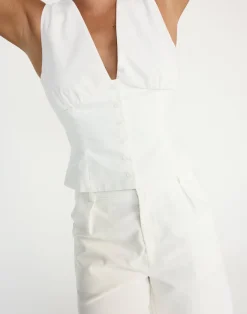 Nautical Top (White)*CHARCOAL CLOTHING Clearance