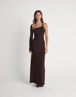 Nelson Maxi Dress (Chocolate)*CHARCOAL CLOTHING Discount
