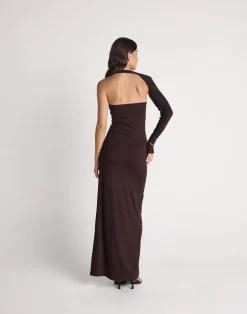 Nelson Maxi Dress (Chocolate)*CHARCOAL CLOTHING Discount