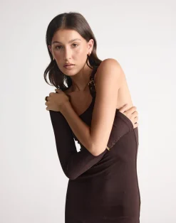 Nelson Maxi Dress (Chocolate)*CHARCOAL CLOTHING Sale