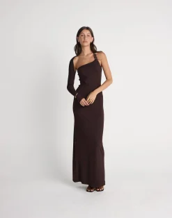 Nelson Maxi Dress (Chocolate)*CHARCOAL CLOTHING Sale
