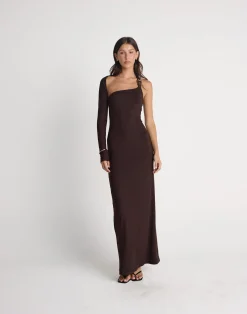 Nelson Maxi Dress (Chocolate)*CHARCOAL CLOTHING Sale