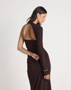 Nelson Maxi Dress (Chocolate)*CHARCOAL CLOTHING Sale