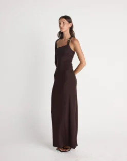 Nelson Maxi Dress (Chocolate)*CHARCOAL CLOTHING Sale