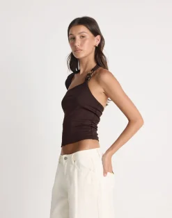 Nelson Top (Chocolate)*CHARCOAL CLOTHING Online