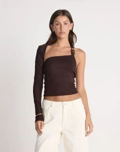 Nelson Top (Chocolate)*CHARCOAL CLOTHING Online