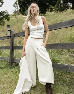 Nerida Pants (Oat)*CHARCOAL CLOTHING Hot