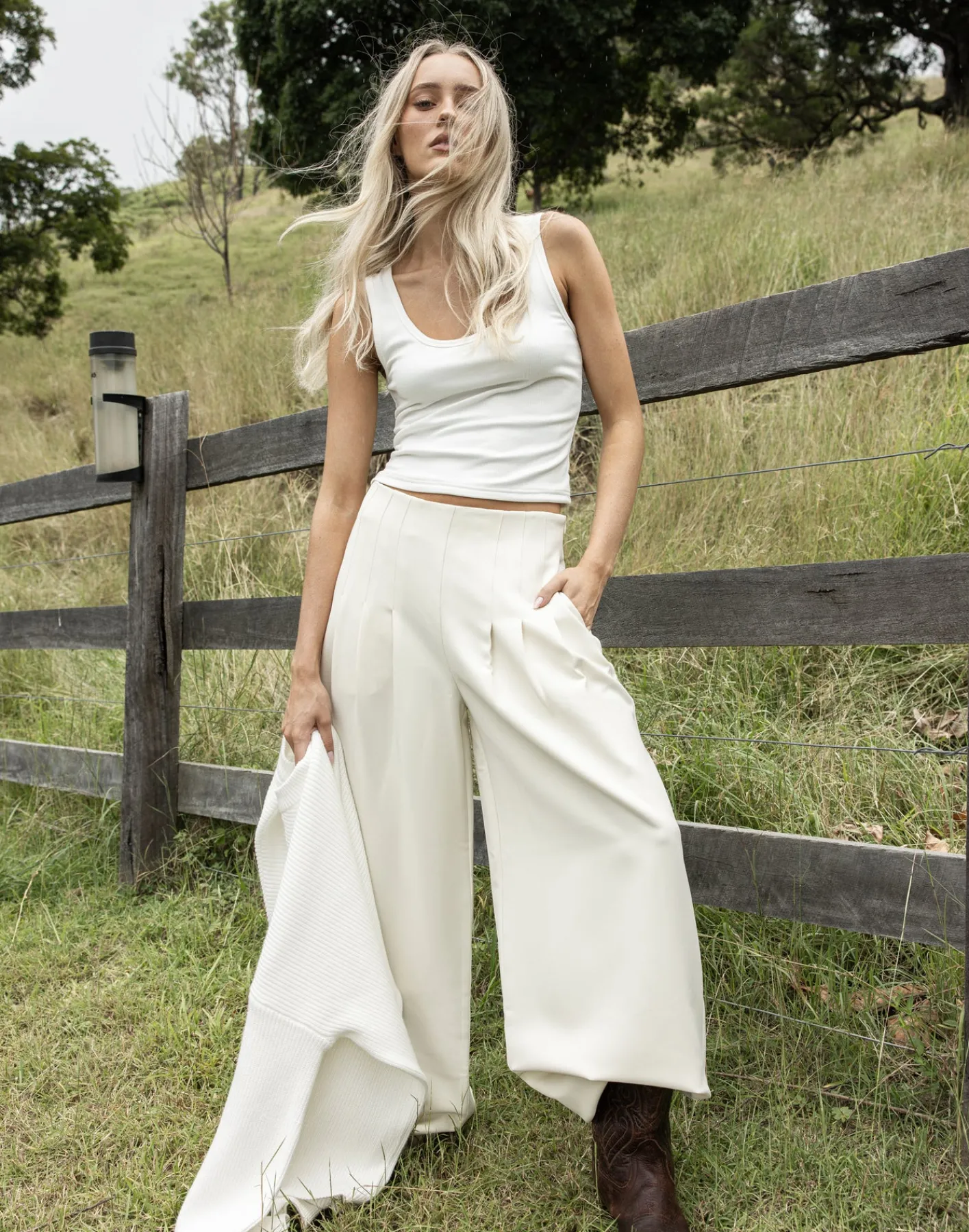 Nerida Pants (Oat)*CHARCOAL CLOTHING Hot