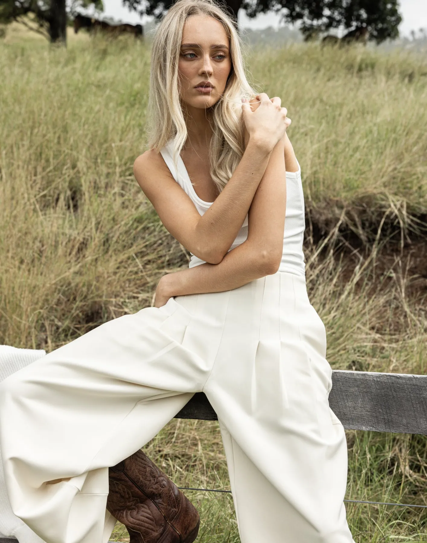 Nerida Pants (Oat)*CHARCOAL CLOTHING Hot