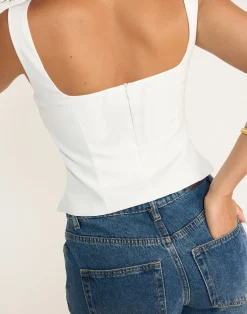 Nerissa Top (White)*CHARCOAL CLOTHING Best