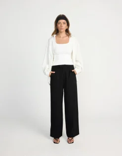 Neva Pants (Black) - Petite*CHARCOAL CLOTHING Outlet