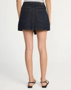 Nicholas Denim Mini Skirt (Indigo)*CHARCOAL CLOTHING New