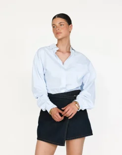 Nicholas Denim Mini Skirt (Indigo)*CHARCOAL CLOTHING New