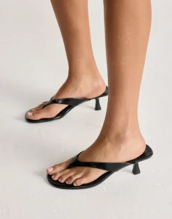 Niesha Heels (Black Shine) - By*Billini Online