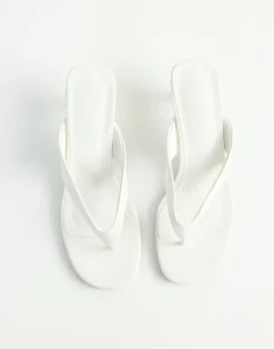 Niesha Heels (White Shine) - By*Billini Fashion