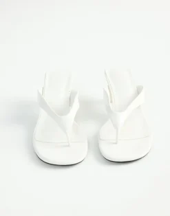 Niesha Heels (White Shine) - By*Billini Fashion