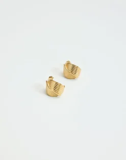 Niki Earrings (Gold)*CHARCOAL New
