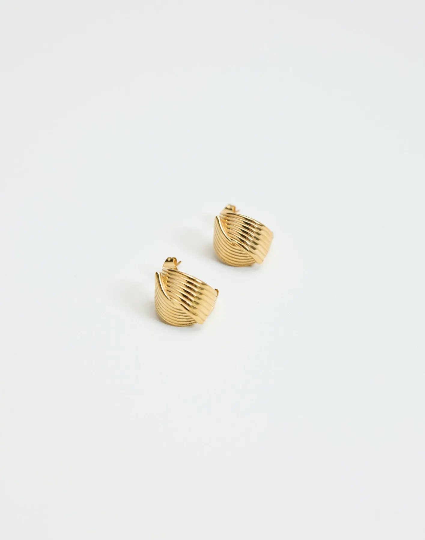Niki Earrings (Gold)*CHARCOAL New