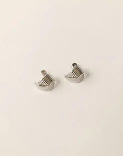 Niki Earrings (Silver)*CHARCOAL Discount