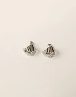 Niki Earrings (Silver)*CHARCOAL Discount