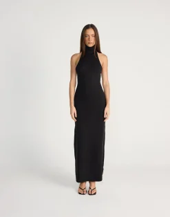 Ninette Maxi Dress (Black)*CHARCOAL CLOTHING Fashion