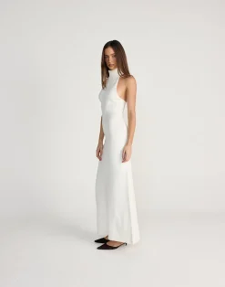 Ninette Maxi Dress (Off White)*CHARCOAL CLOTHING Sale