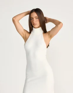 Ninette Maxi Dress (Off White)*CHARCOAL CLOTHING Sale