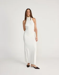 Ninette Maxi Dress (Off White)*CHARCOAL CLOTHING Sale