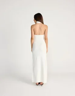 Ninette Maxi Dress (Off White)*CHARCOAL CLOTHING Sale