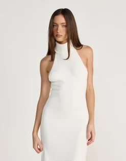 Ninette Maxi Dress (Off White)*CHARCOAL CLOTHING Sale