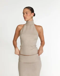 Ninette Top (Latte)*CHARCOAL Sale