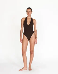Nora One Piece (Chocolate)*CHARCOAL Clearance