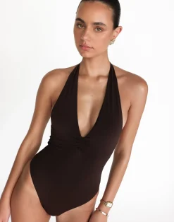 Nora One Piece (Chocolate)*CHARCOAL Clearance