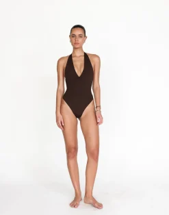Nora One Piece (Chocolate)*CHARCOAL Clearance