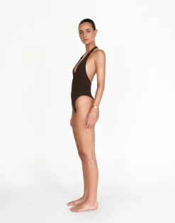 Nora One Piece (Chocolate)*CHARCOAL Clearance