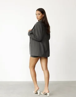 Octavia Blazer (Slate)*CHARCOAL Best