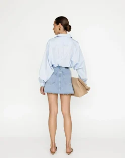 Okara Denim Skort (Light Vintage)*CHARCOAL Online