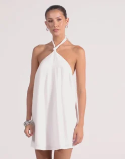 Olin Mini Dress (White)*CHARCOAL CLOTHING Online