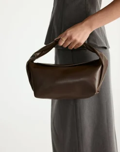 Olive Handle Bag (Chocolate) - By*Billini Clearance