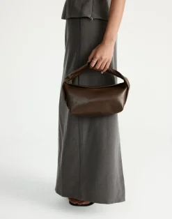 Olive Handle Bag (Chocolate) - By*Billini Clearance