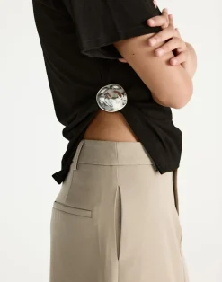 Olivia Brooch (Silver)*CHARCOAL Fashion